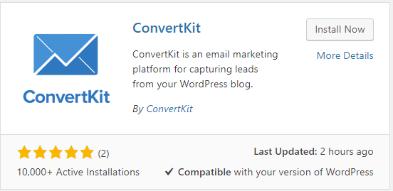 convertkit plugin image