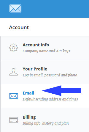 setting convertkit default sending address